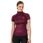 AVEEN HALF ZIP TECH TOP HORSEWARE BEETROOT LARGE