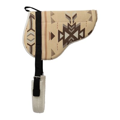 BAREBACK SADDLE PAD GETA SANTA FE BEIGE / BRUN