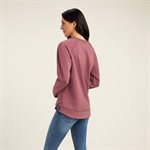 SWEATSHIRT ARIAT FEMME BENICIA WILD GINGER GR.SMALL