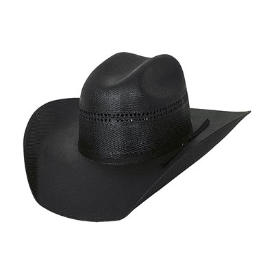 CHAPEAU DE COWBOY BULLHIDE BLACK GOLD 10X PAILLE NOIR GR.6 7 / 8