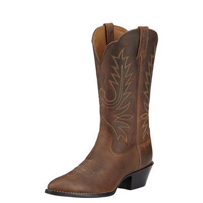 WESTERN BOOTS ARIAT HERITAGE WESTERN R TOE DIST. BROWN 7B