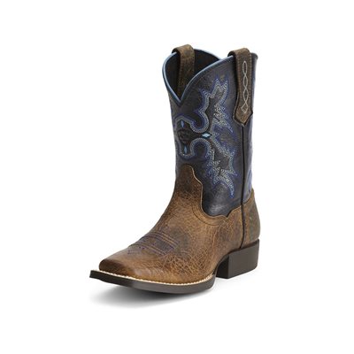 BOTTES WESTERN ENFANT ARIAT TOMBSTONE TERRE / NOIR GR.12