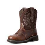 WESTERN ARIAT WOMEN BOOTS FATBABY HERITAGE DAPPER BROWN 