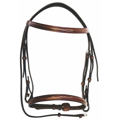 HENRI DE RIVEL BRIDLE FANCY RAISED OAKBARK FULL