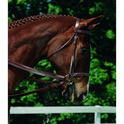 IMPERAL LEATHER REINS 5 / 8 507318 NOIR