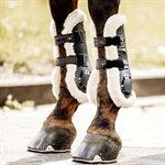 BACK ON TRACK AIRFLOW FUR TENDON BOOT BLACK COB / MEDIUM