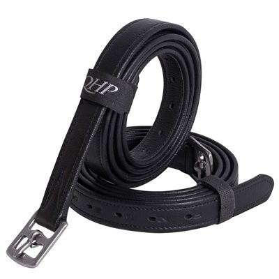 STIRRUP LEATHER STRONG BLACK 60'' (150CM)