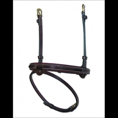 NOSEBAND WITH REMOVABLE FLASH DY'ON BROWN FULL