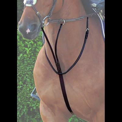 RUNNING MARTINGALE A ANNEAUX DY'ON COLLECTION WORKING FULL NOIR