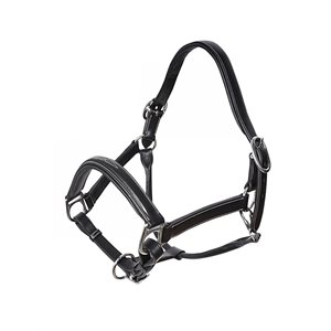 DY'ON LEATHER HALTER WORKING COLLECTION BLACK
