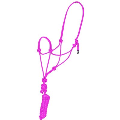 HALTER - ROPE AND LEAD PINK