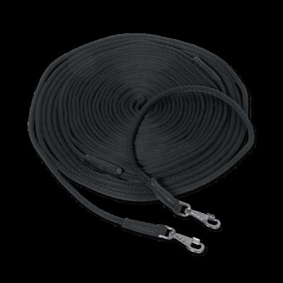 DOUBLE LUNGING DRAW REINS 18M BLACK