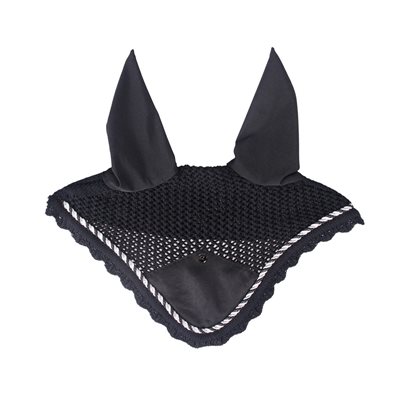 EAR NET JULIET BLACK PONEY