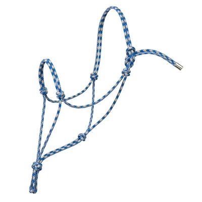 ROPE HALTER AVERAGE GREY SILVER NAVY