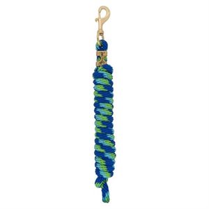 POLY LEAD ROPE GREEN / TURQUOISE / BLUE