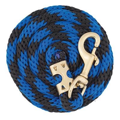 POLY LEAD ROPE ROYAL BLUE / BLACK