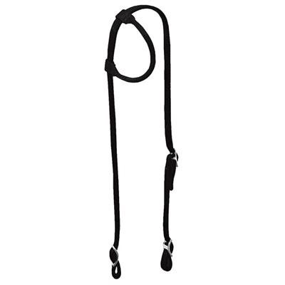 HEADSTALL EN NYLON NOIR UNE OREILLE WEAVER CHEVAL