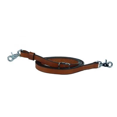 RENES DE ROPING CUIR NOIR 3 / 4''