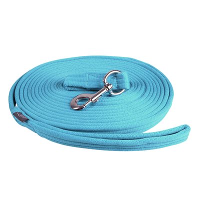 LONGE COTON 8 METRES BLEU CIEL QHP