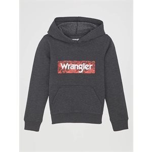 HOODIE WRANGLER KID CAMO GREY 