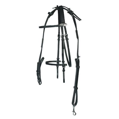 FINN TACK OPEN BRIDLE BETA BLACK