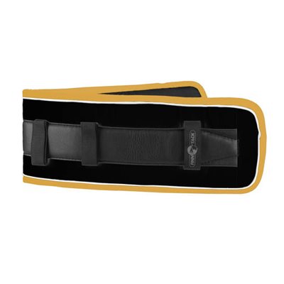 PAD DE SELLETTE ELITE ATTACHE VELCRO (NOIR JAUNE BLANC)