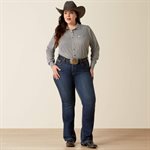 JEANS ARIAT FEMME DESIREE BOOT CUT MIDNIGHT 26L