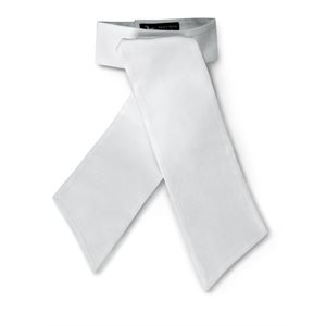 PRE-TIED STOCK TIE WHITE R.J. CLASSICS