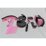 GROOMING BAG GREY / PINK