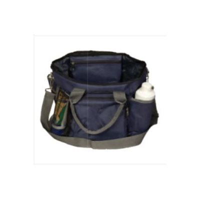 SAC A GROOMING BLEU ET GRIS FERMETURE AVEC ZIP