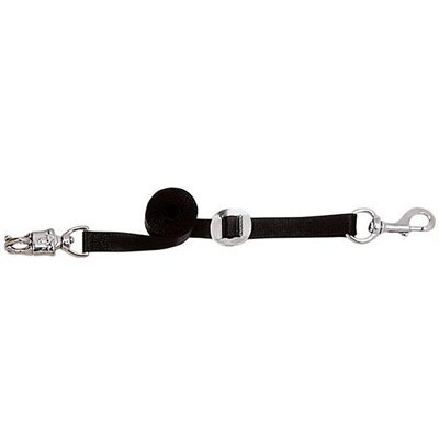 NYLON CROSS TIES BLACK