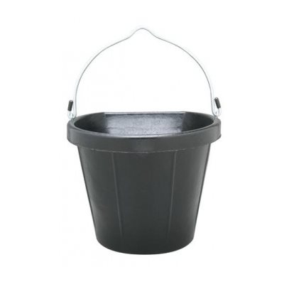 WATER PAIL FLAT BACK FORTEX NOIRE 18 QT