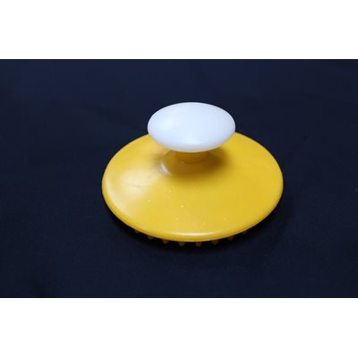 PLASTIC RUBBER CURRY ROUND PROFESSIONNAL CHOICE YELLOW