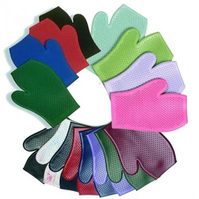 EQUI-ESSENTIALS GANTS DE TOILETTAGE ROSE