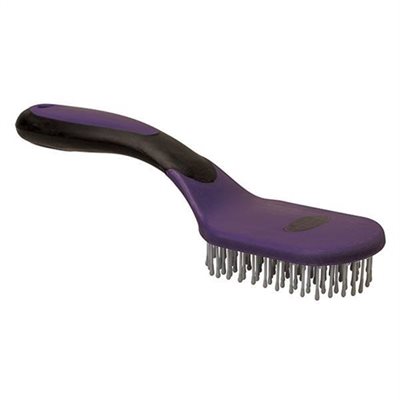 WEAVER MANE & TAIL BRUSH PURPLE / BLACK