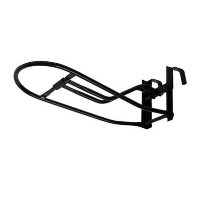 HOOK OVER FOLDING SADDLE BRACKET BLACK