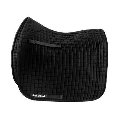 BACK ON TRACK SADDLE PAD JUMPING BLACK FULL