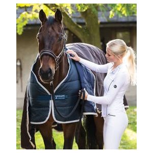 BLANKET HORSEWARE VL LINER 250G NAVY / SILVER