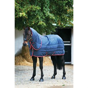 BLANKET AMIGO STABLE VL PLUS MED NAVY / RED & BLUE