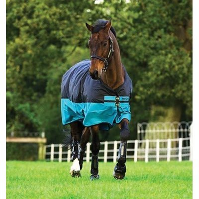 MIO TURNOUT LITE 0GR RAIN SHEET BLACK / TURQUOISE 