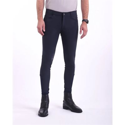 QHP BREECHES FILLIP MEN FULL SEAT SILICON NAVY 30