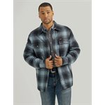 JACKET CHEMISE FLANELLE HOMME DOUBLÉE SHERPA MID STATE SMALL