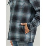 JACKET CHEMISE FLANELLE HOMME DOUBLÉE SHERPA MID STATE SMALL