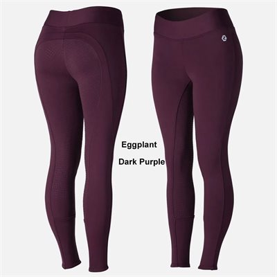 PANTALON HORZE HIVER ACTIVE FULL SEAT SILICONE FEMME MAUVE 26