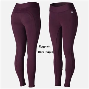 PANTALON HORZE HIVER ACTIVE FULL SEAT SILICONE FEMME MAUVE 