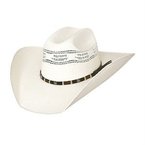 CHAPEAU DE COWBOY BULLHIDE GO-ROUND 20X PAILLE NATUREL 