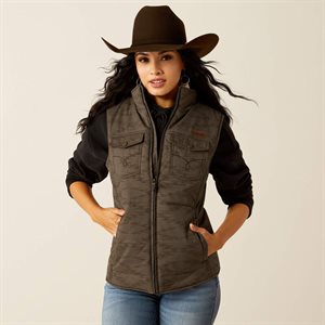 VESTE ARIAT SANS MANCHE ISOLÉ FEMME GRIZZLY BANYAN BARK