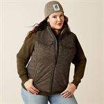 VESTE ARIAT SANS MANCHE ISOLÉ FEMME GRIZZLY BANYAN BARK XSMALL