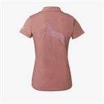 CHANDAIL POLO HORZE KIA V NECK ROSE TAN 8