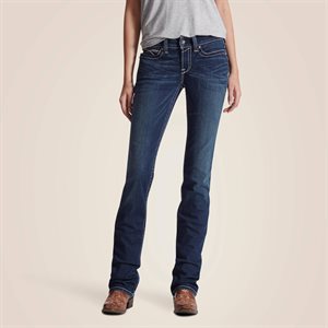 JEANS ARIAT FEMME ICON R.E.A.L MID RISE STRAIGHT OCEAN